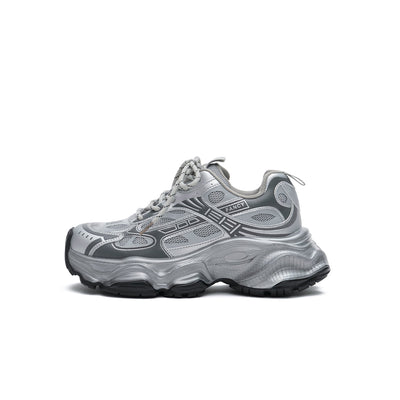 Fancy Silver Training Sneakers-0