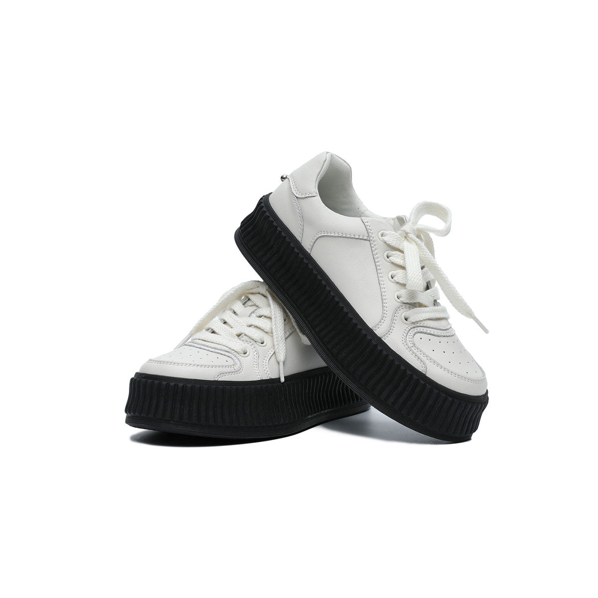 Minimalistic Platform Sneakers-3