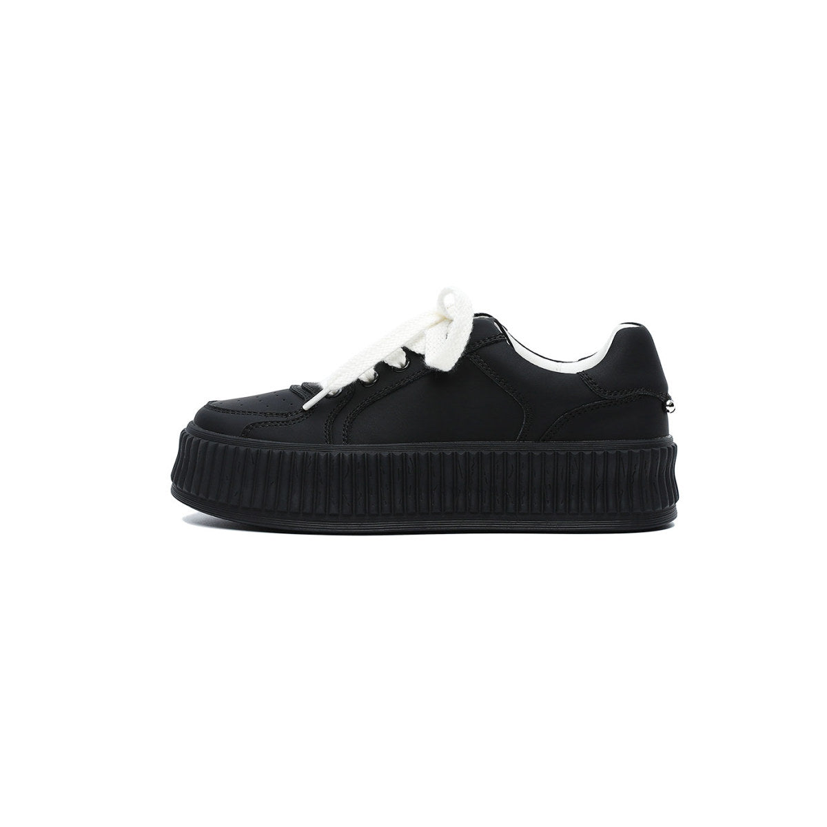 Minimalistic Platform Sneakers-4