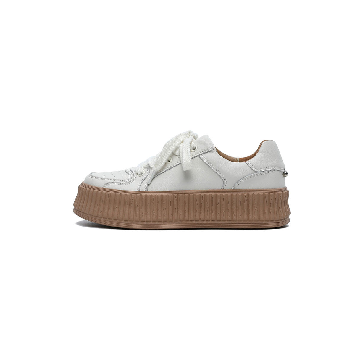 Minimalistic Platform Sneakers-5