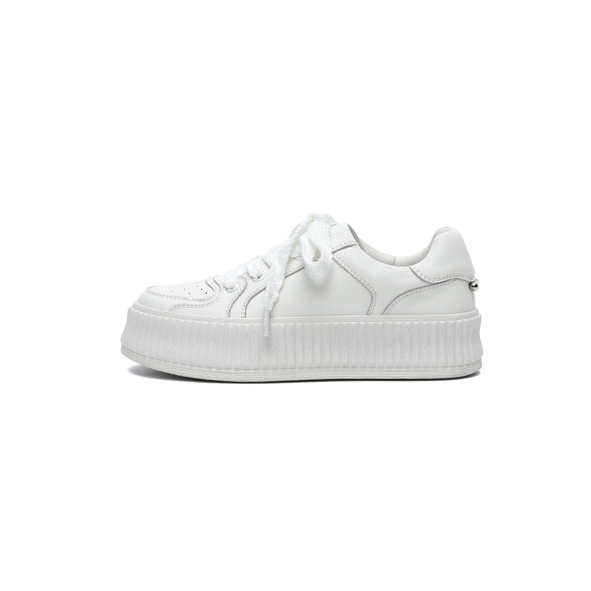 Minimalistic Platform Sneakers-7
