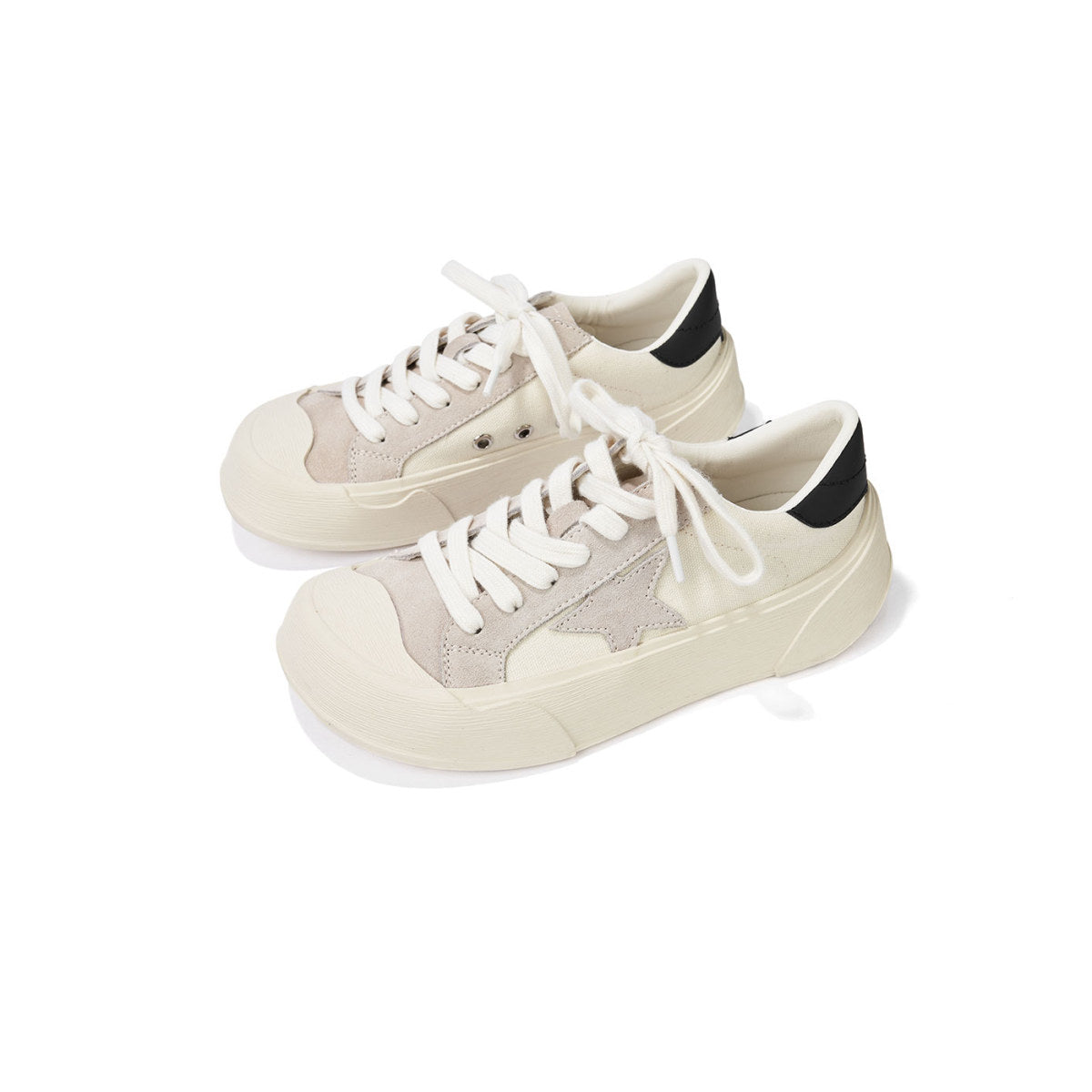 Pastel Star Canvas Sneakers-1