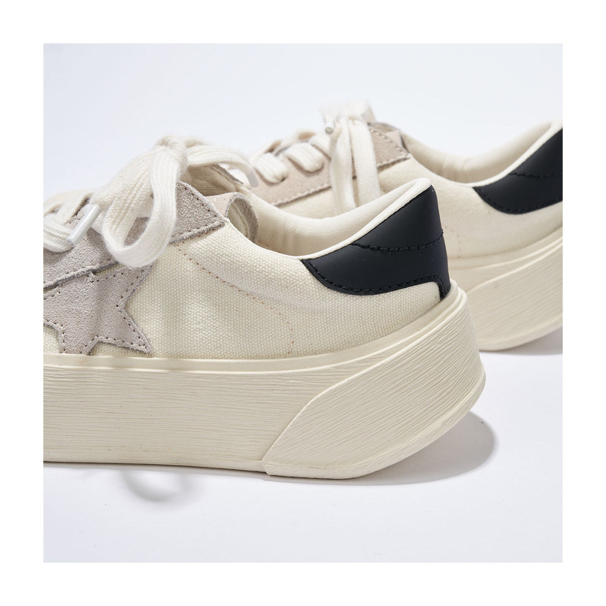Pastel Star Canvas Sneakers-4