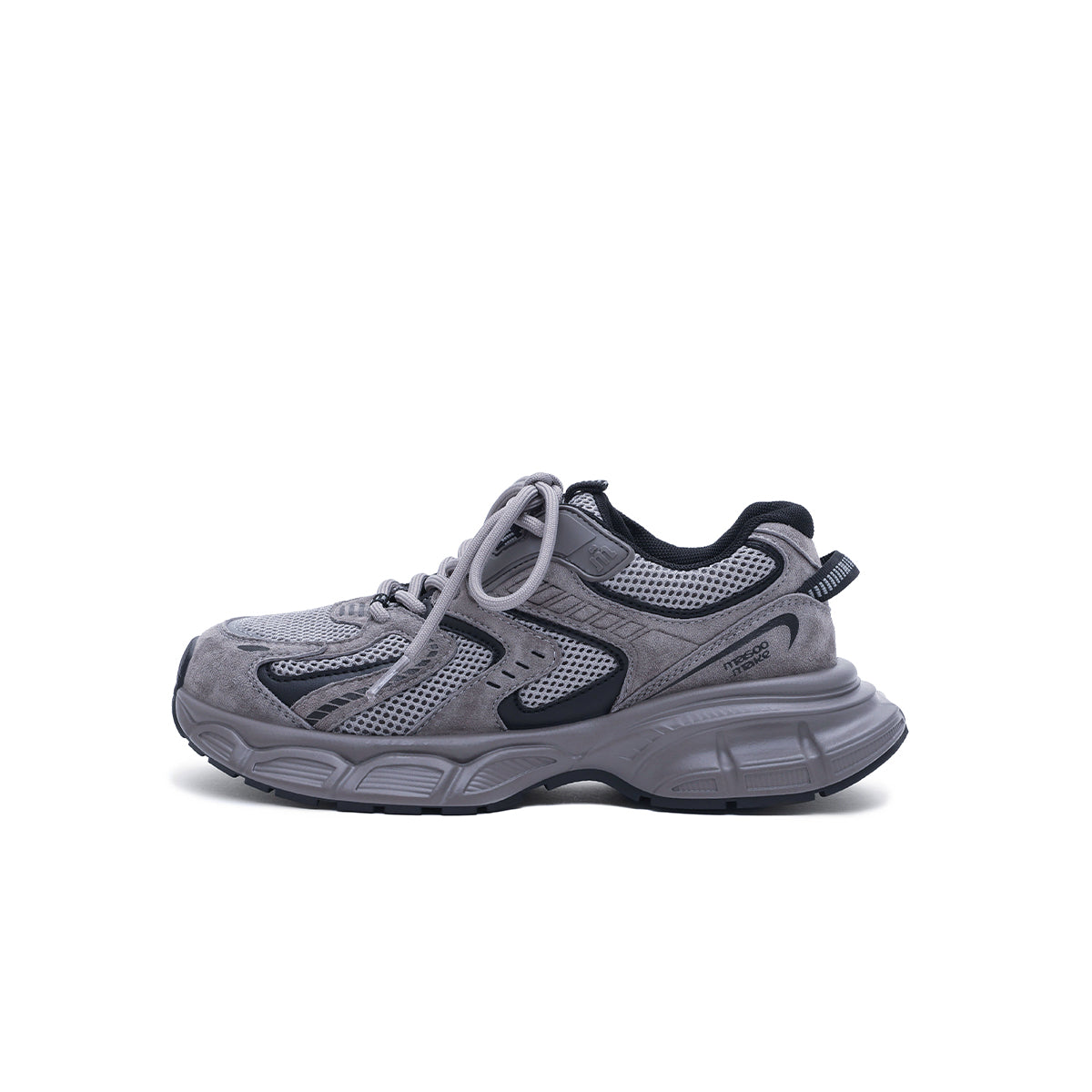 Stylish Lightweight Grey Running Shoes-0