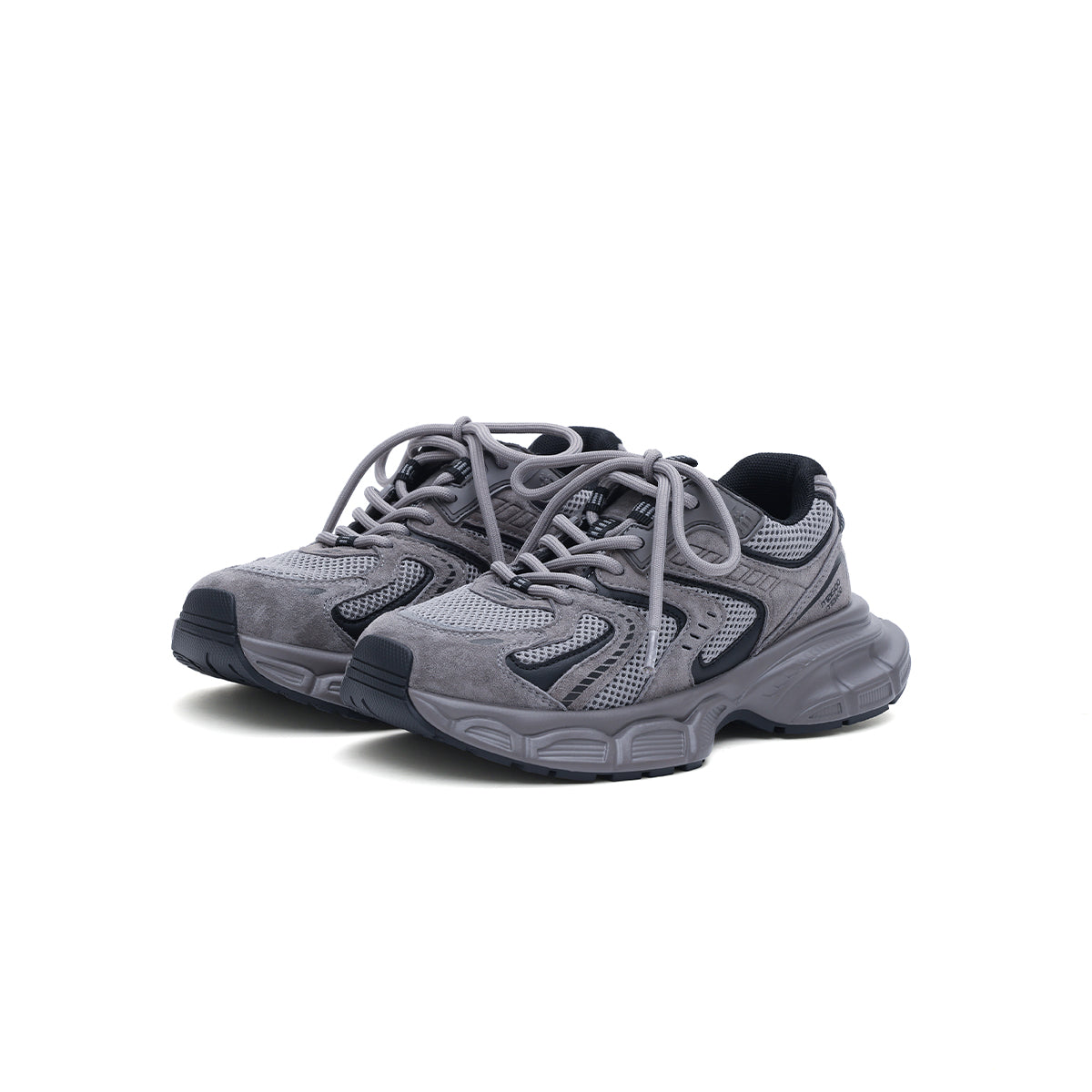 Stylish Lightweight Grey Running Shoes-1